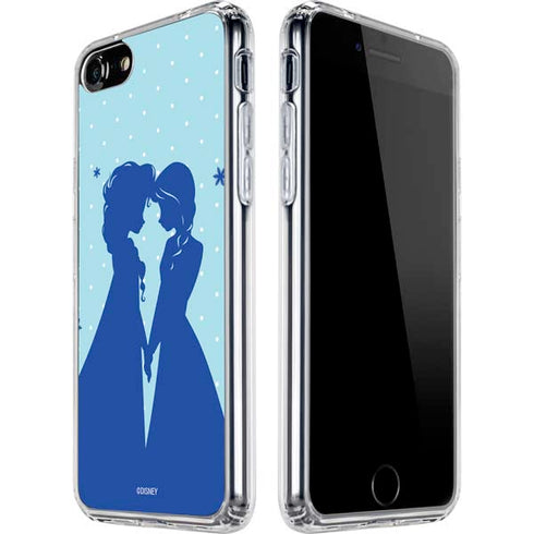 Disney Frozen Frozen Silhouettes iPhone SE (2nd & 3rd Gen) Clear Case
