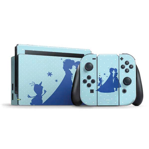 Disney Frozen Frozen Silhouettes Nintendo Switch Bundle Skin