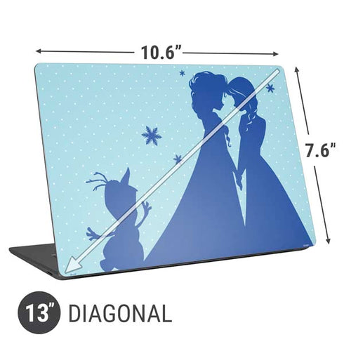 Disney Frozen Frozen Silhouettes Universal Laptop 13in (10.6 x 7.6in) Skin