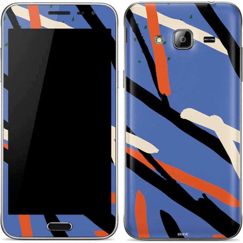 Abstract Lines Galaxy J3 Skin