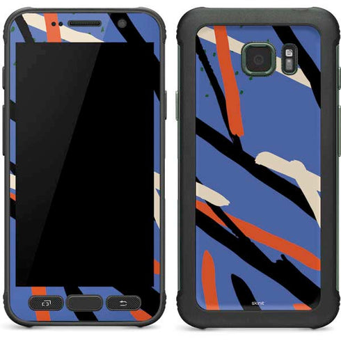 Abstract Lines Galaxy S7 Active Skin