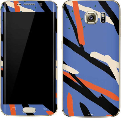 Abstract Lines Galaxy S7 Edge Skin
