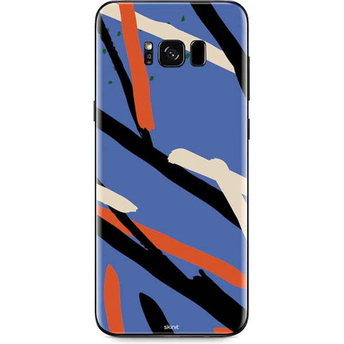 Abstract Lines Galaxy S8 Skin