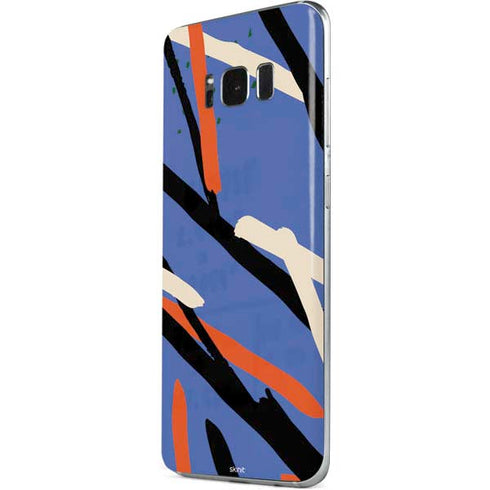 Abstract Lines Galaxy S8 Skin