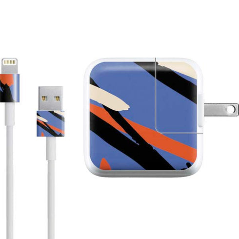 Abstract Lines iPad Charger (10W USB) Skin