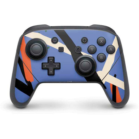 Abstract Lines Nintendo Switch Pro Controller Skin