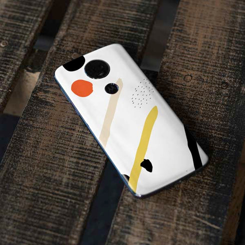 Dots and Dashes Moto E5 Plus Skin