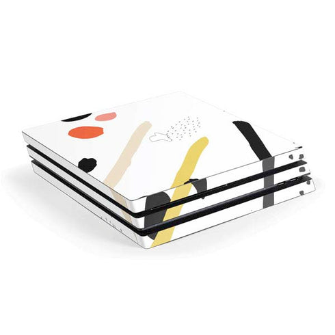 Dots and Dashes PS4 Pro Console Skin