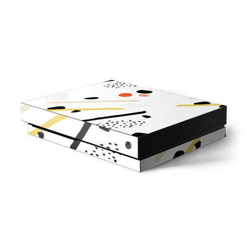 Dots and Dashes Xbox One X Console Skin