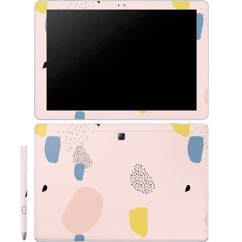 Pastel Polka Dot Galaxy Book 12in Skin