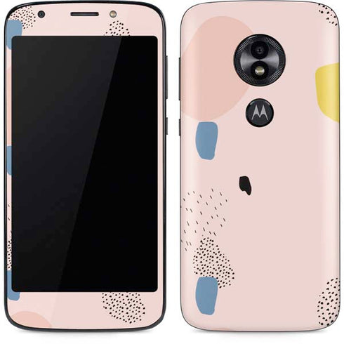 Pastel Polka Dot Moto E5 Play Skin
