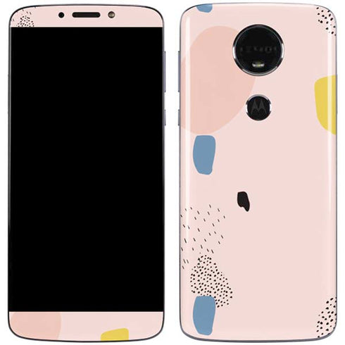 Pastel Polka Dot Moto E5 Plus Skin