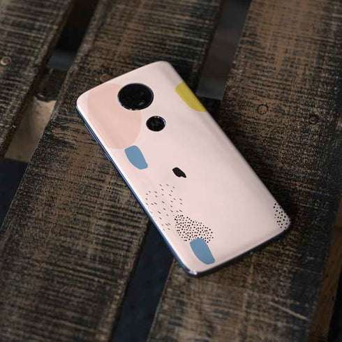 Pastel Polka Dot Moto E5 Plus Skin
