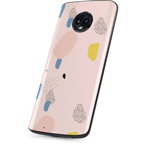 Pastel Polka Dot Moto G6 Skin