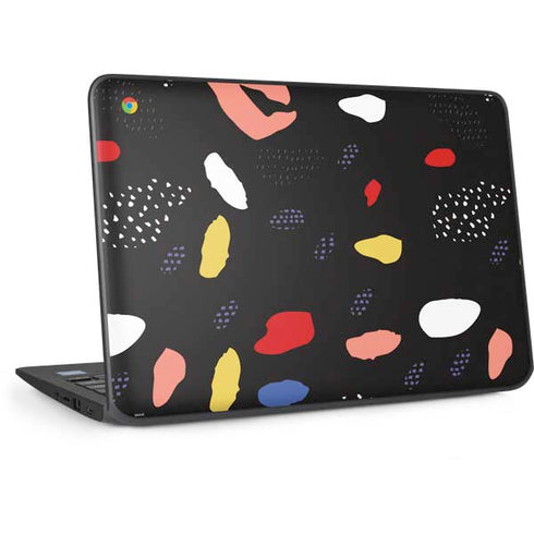 Dark Color Pop HP Chromebook Skin