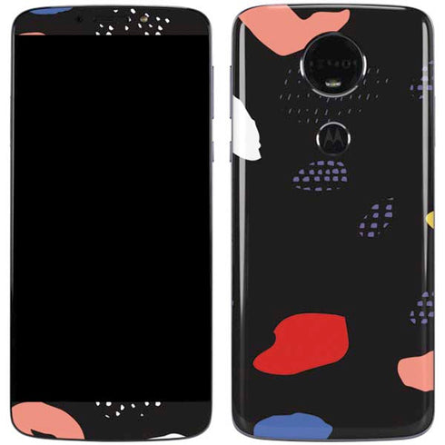 Dark Color Pop Moto E5 Plus Skin