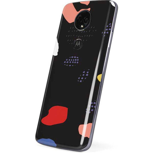 Dark Color Pop Moto E5 Plus Skin