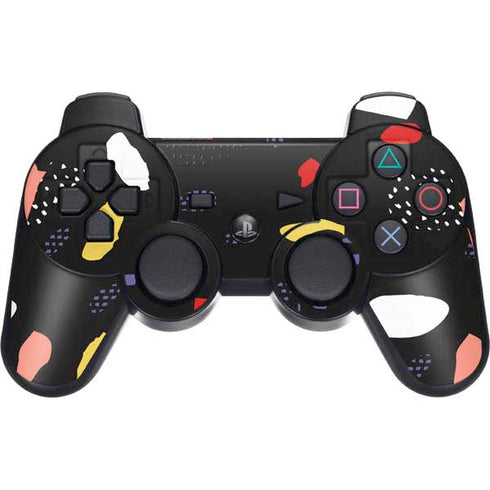 Dark Color Pop PS3 Dual Shock wireless controller Skin
