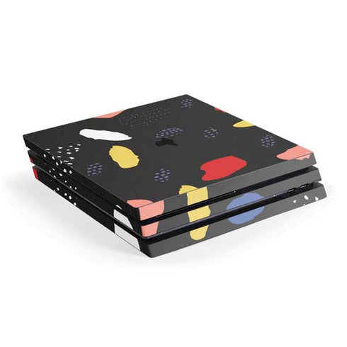 Dark Color Pop PS4 Pro Console Skin