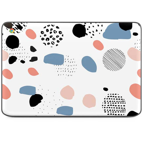 Patterned Dots HP Chromebook Skin
