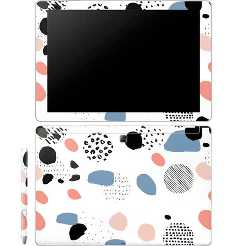 Patterned Dots Galaxy Book 12in Skin