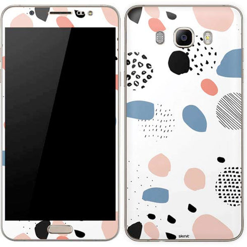 Patterned Dots Galaxy J7 Skin