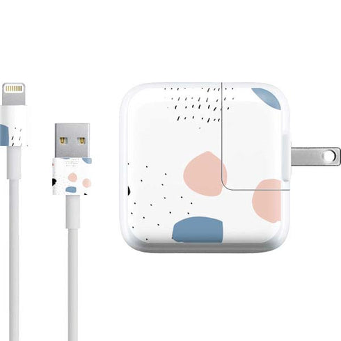Patterned Dots iPad Charger (10W USB) Skin