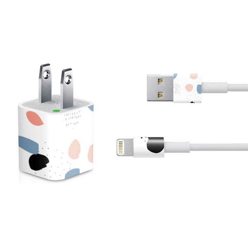 Patterned Dots iPhone Charger (5W USB) Skin