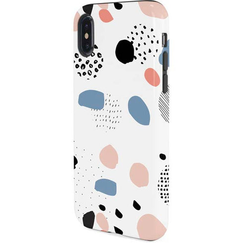 Patterned Dots iPhone X Pro Case
