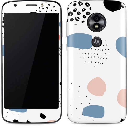 Patterned Dots Moto E5 Play Skin