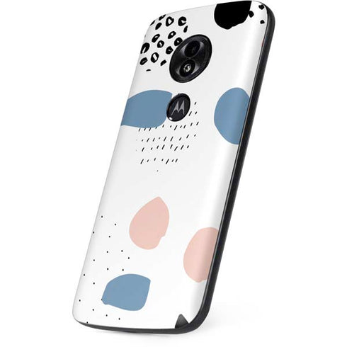Patterned Dots Moto E5 Play Skin