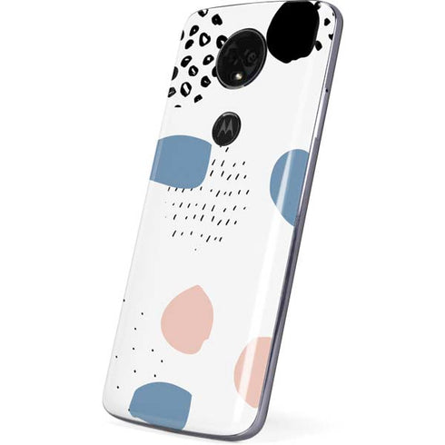 Patterned Dots Moto E5 Plus Skin