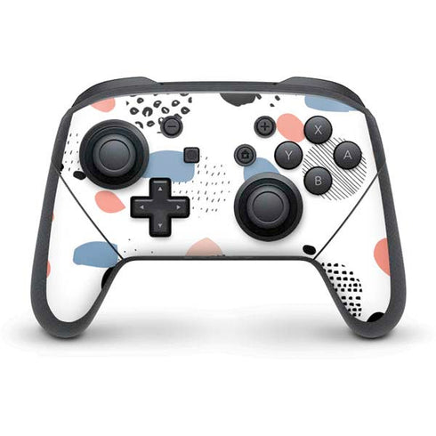 Patterned Dots Nintendo Switch Pro Controller Skin