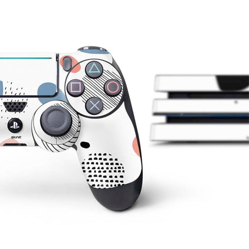 Patterned Dots PS4 Pro Bundle Skin