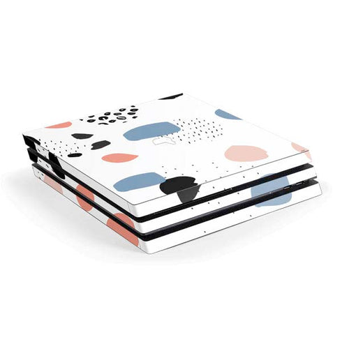 Patterned Dots PS4 Pro Console Skin