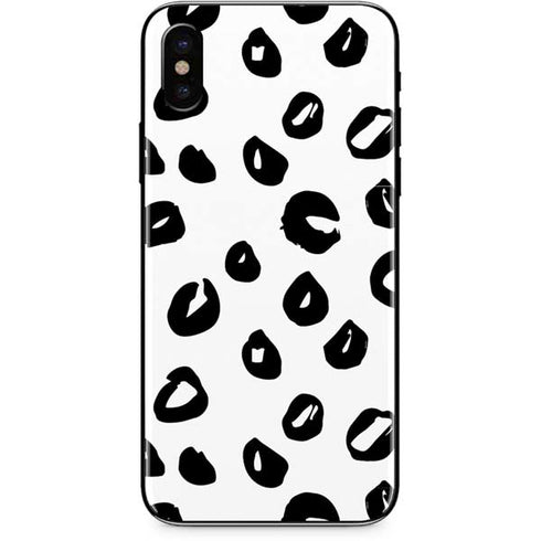 Spotted Animal Print iPhone X Skin