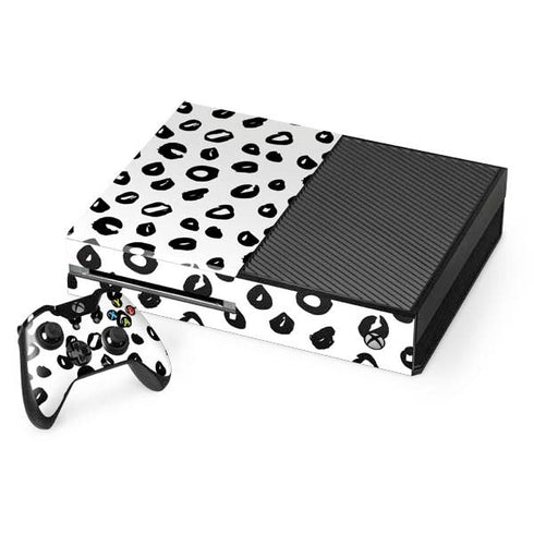Spotted Animal Print Xbox One Console and Controller Bundle Skin