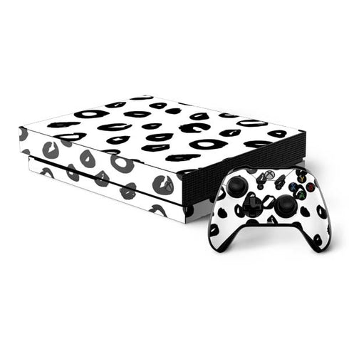 Spotted Animal Print Xbox One X Bundle Skin
