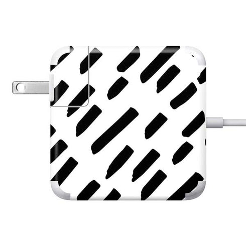 Black Dash 85W Power Adapter (15 and 17 inch MacBook Pro Charger) Skin