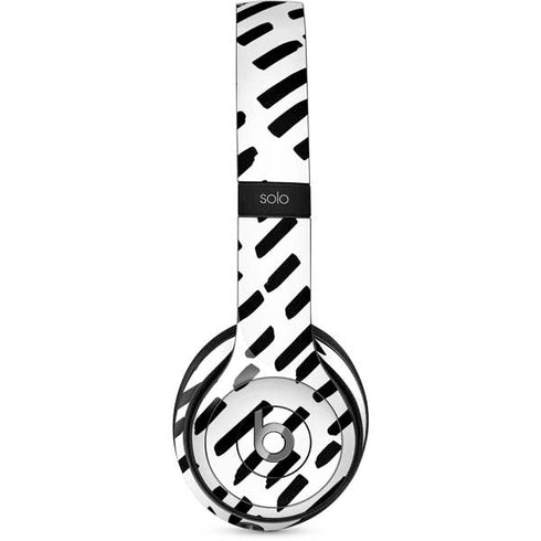 Black Dash Beats Solo 2 Wired Skin