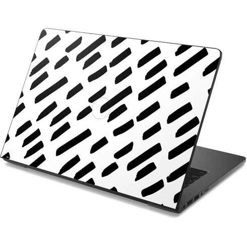 Black Dash Dell Chromebook Skin