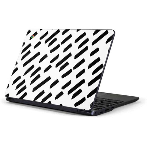 Black Dash Samsung Chromebook Skin