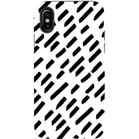 Black Dash iPhone X Pro Case