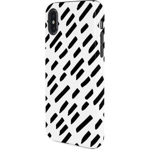 Black Dash iPhone X Pro Case