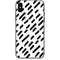 Black Dash iPhone X Skin