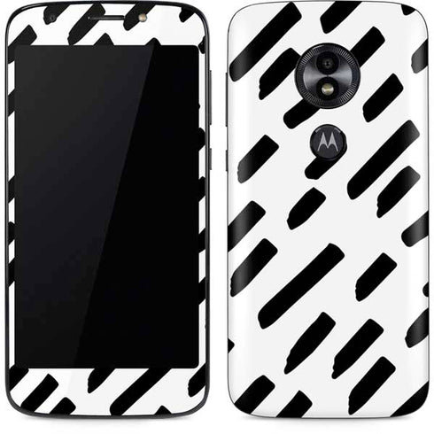 Black Dash Moto E5 Play Skin