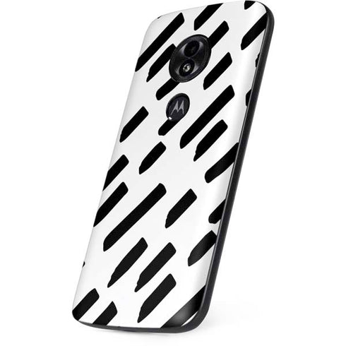 Black Dash Moto E5 Play Skin