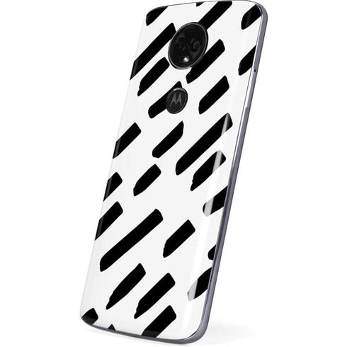 Black Dash Moto E5 Plus Skin
