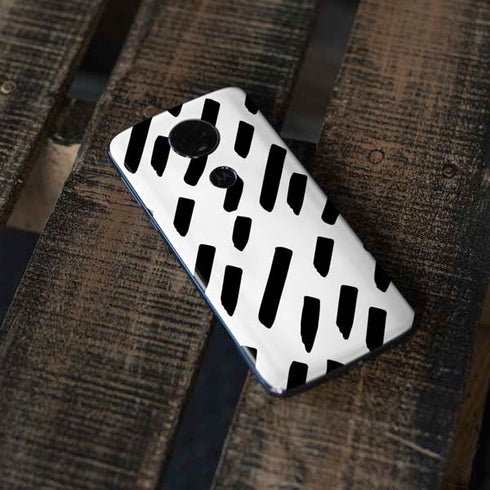 Black Dash Moto E5 Plus Skin