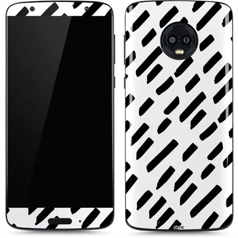 Black Dash Moto G6 Skin